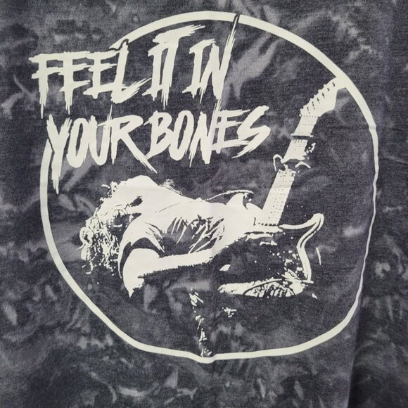 Lularoe Tank Top Rock Roll Guitar Gray Womens Plus 3XL Feel it in Your Bones - Picture 3 of 6